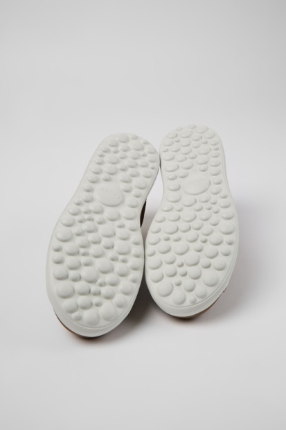 Eksklusive Camper Pelotas Xlite Brune Skinnsneakers For Menn