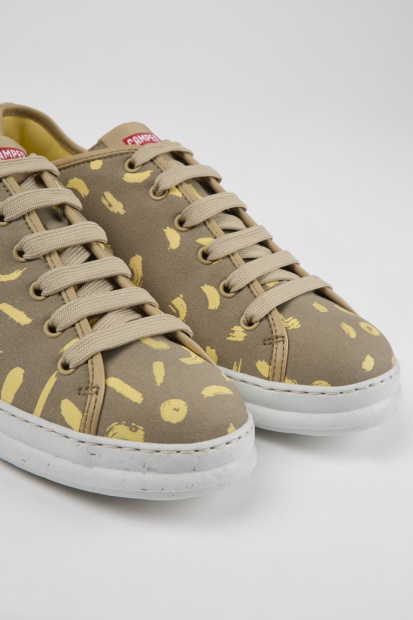 Camper Runner Flerfarget Nubuck Og Skinn Joggesko For Herre Nyankomne