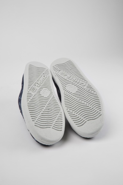 Runner Flerfarget Nubuck Og Skinn Joggesko For Menn Eksklusiv Bobil