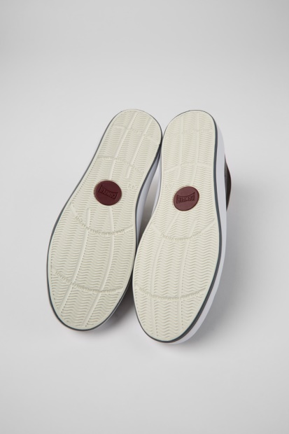 Andratx Mørkebrune Skinnsneakers For Menn Eksklusiv Bobil