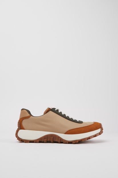 Eksklusiv Camper Drift Trail Vibram Flerfarget Tekstil Og Nubuck Joggesko For Menn