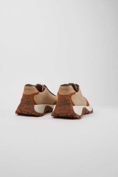 Eksklusiv Camper Drift Trail Vibram Flerfarget Tekstil Og Nubuck Joggesko For Menn