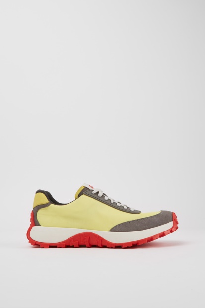 Campingvogn Design Drift Trail Vibram Flerfarget Tekstil Og Nubuck Joggesko For Menn