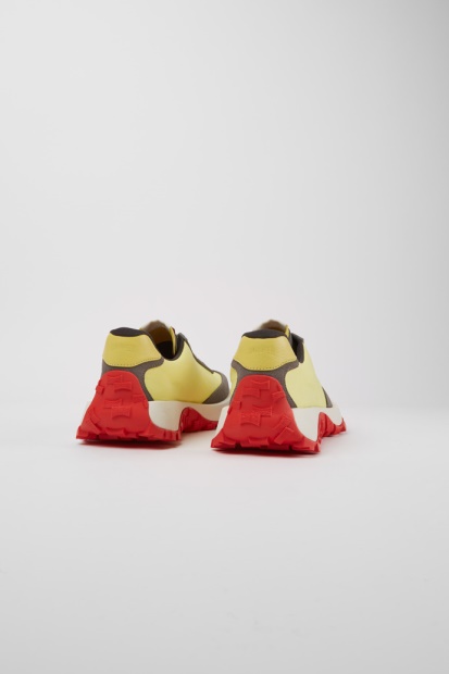 Campingvogn Design Drift Trail Vibram Flerfarget Tekstil Og Nubuck Joggesko For Menn