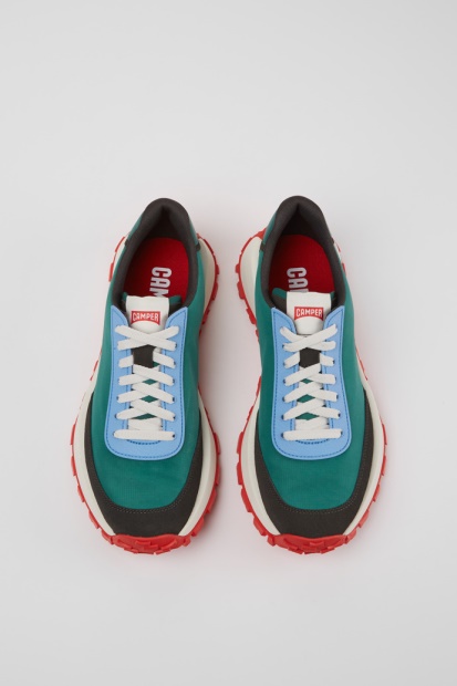 Camper Drift Trail Vibram Flerfarget Tekstil Og Nubuck Joggesko For Herre Nyankomne