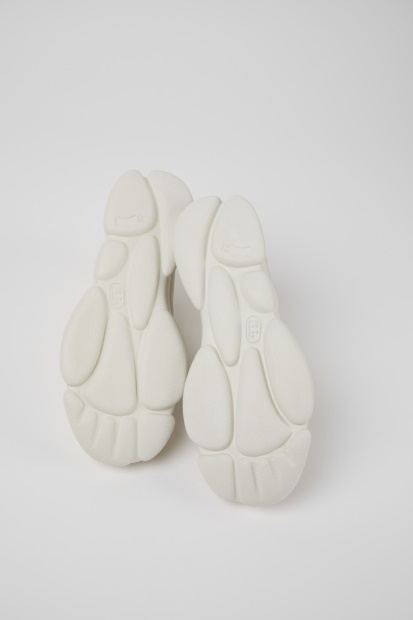 Design Karst Hvite Ikke-farget Skinn Joggesko For Menn Bobil