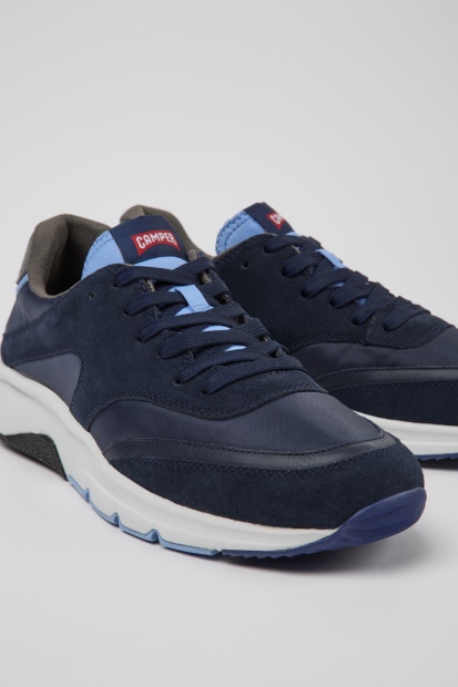 Drift Flerfarget Tekstil Og Nubuck Joggesko For Herre Bobil Nykommere