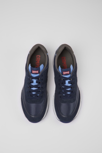 Drift Flerfarget Tekstil Og Nubuck Joggesko For Herre Bobil Nykommere