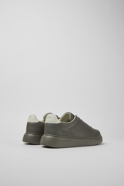 Camper Design Runner K21 Grå Skinn Joggesko For Menn