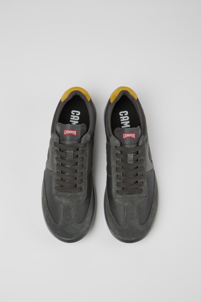 Eksklusive Camper Pelotas Xlite Grå Og Gule Joggesko For Menn