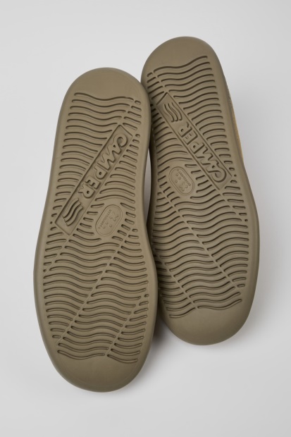 Camper Design Runner Beige Skinn Og Nubuck Joggesko For Menn