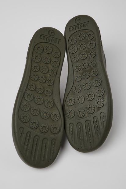 Peu Touring Grå Skinn Joggesko For Herre Bobil Nyankomne