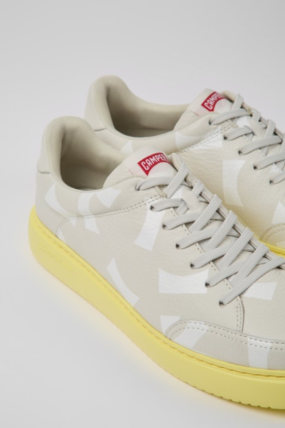 Camper Design Runner K21 Joggesko I Hvitt Skinn For Menn