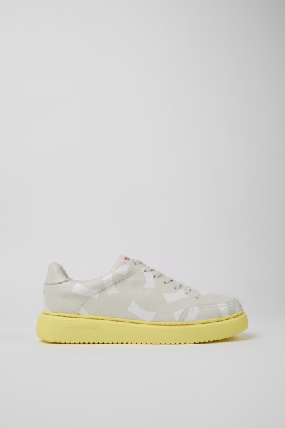 Camper Design Runner K21 Joggesko I Hvitt Skinn For Menn