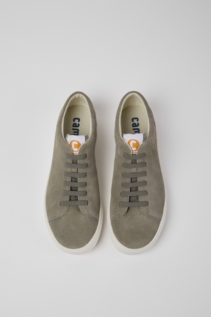 Design Peu Touring Grå Nubuck Joggesko For Menn Bobil