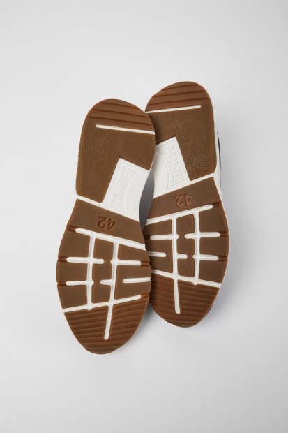 Drift Flerfarget Skinn Og Resirkulerte Kjæledyr Joggesko Eksklusiv Campingvogn