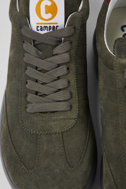 Design Pelotas Xlite Grønne Sneakers I Semsket Skinn For Menn Bobil