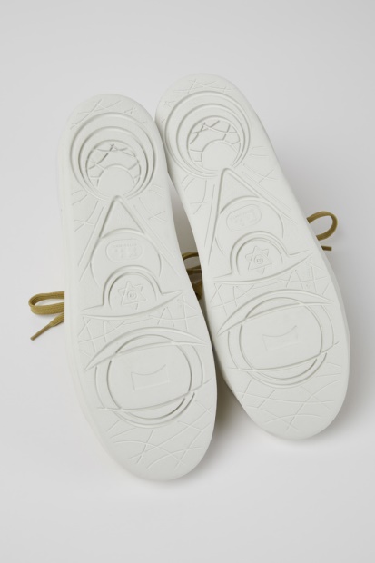 Courb Beige Ankelstøvletter I Skinn For Menn Bobil Nyankomne