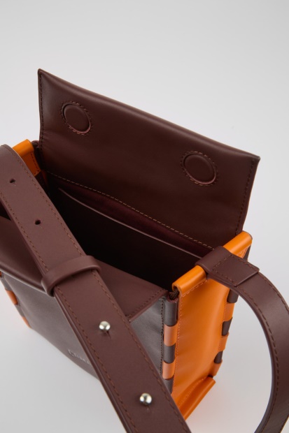 Bobildesign Slipsvesker Burgunder Og Oransje Crossbody-veske