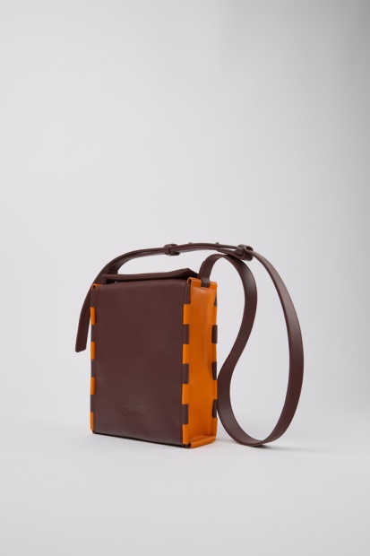 Bobildesign Slipsvesker Burgunder Og Oransje Crossbody-veske