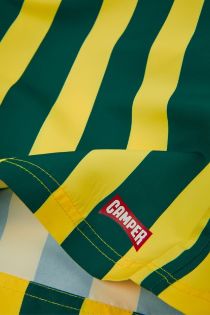 Design Badeshorts Resirkulert Kjæledyrstripet Badeshorts Bobil