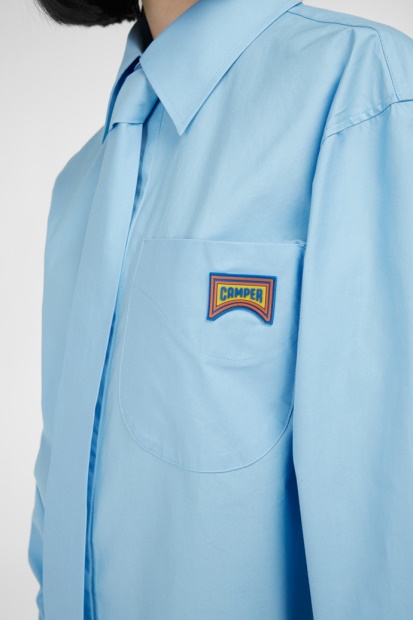 Bobil Design Skjorte Blå Unisex Skjorte