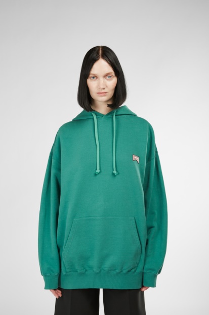 Design Hettegenser Grønn Og Hvit Trykt Unisex Hettegenser Camper