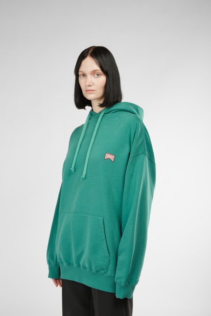 Design Hettegenser Grønn Og Hvit Trykt Unisex Hettegenser Camper