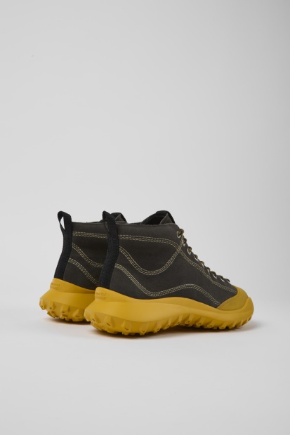 Crclr Gore-tex Grå Nubuck Og Tekstil Joggesko For Kvinner Bobil Nyankomne