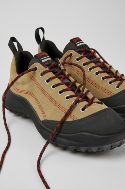Camper Crclr Gore-tex Beige Nubuck Og Tekstil Joggesko For Kvinner Nyankomne