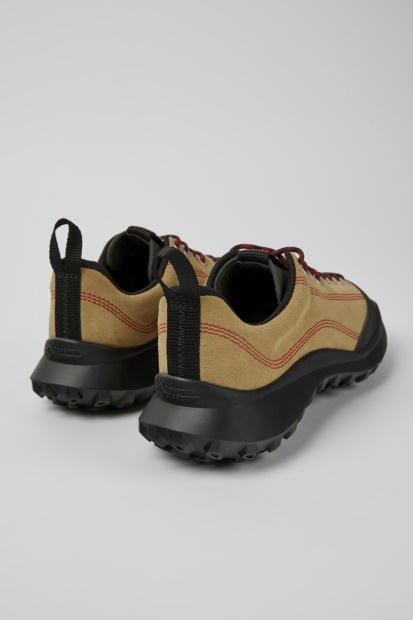 Camper Crclr Gore-tex Beige Nubuck Og Tekstil Joggesko For Kvinner Nyankomne