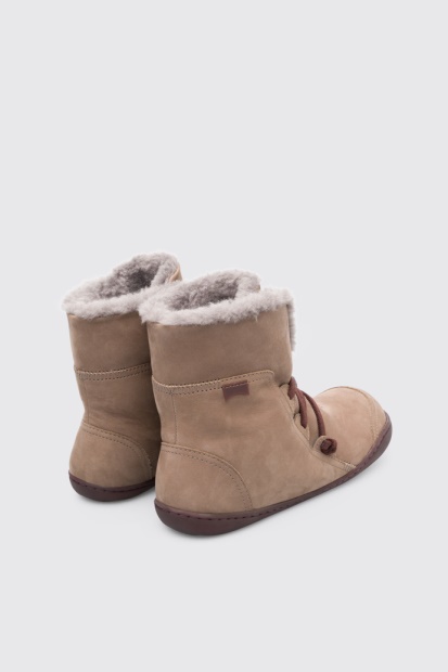 Design Peu Grå Ankelstøvletter For Damecamper