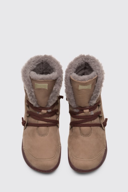 Design Peu Grå Ankelstøvletter For Damecamper