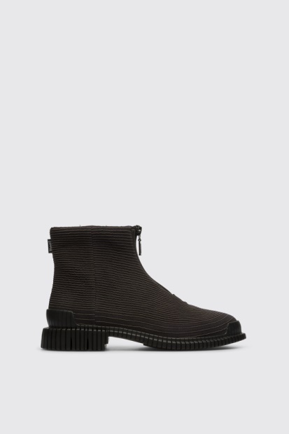 Eksklusiv Camper Pix Tencel Svart Støvel For Kvinner Med Glidelås