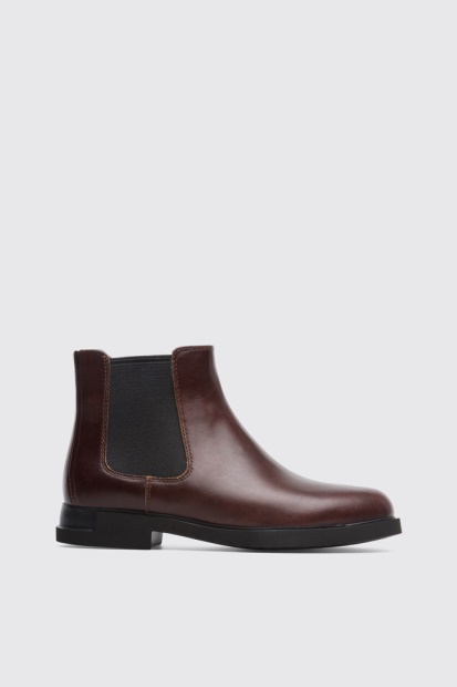 Design Iman Mørkebrun Ankelstøvelcamper For Kvinner