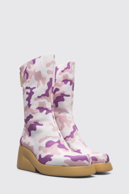 Design Ssense & Petra Collins Kamuflasje Høye Støvler For Damecamper