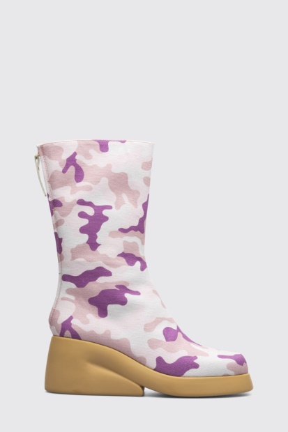 Design Ssense & Petra Collins Kamuflasje Høye Støvler For Damecamper