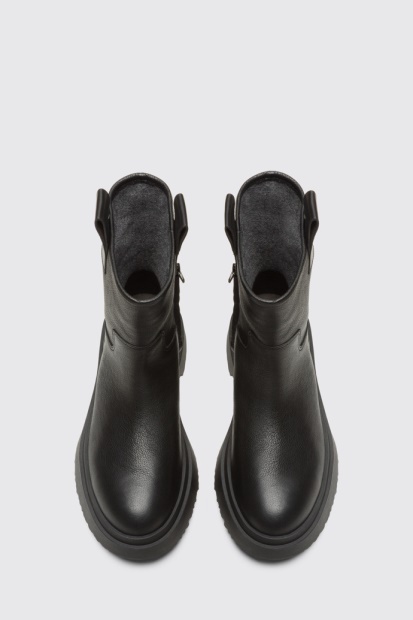 Walden Dame Svart Glidelås Boot Camper Nye Ankomster