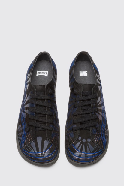 Design Tvillinger Flerfarge Fritidssko For Kvinner Campingvogn