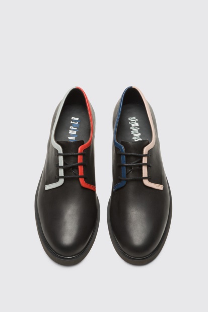 Eksklusiv Campingvogn Tvillinger Kvinners Svarte Tvillinger Snøresko