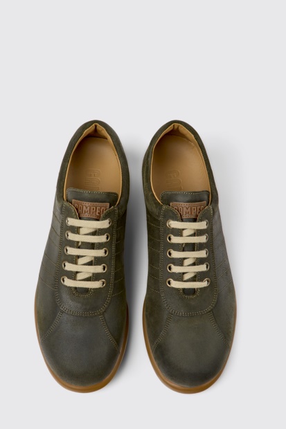 Eksklusive Camper Pelotas Grønne Nubuck Sneakers For Menn