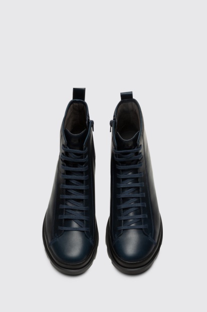 Design Brutus Blå Medium Blonder Støvel For Menn Bobil