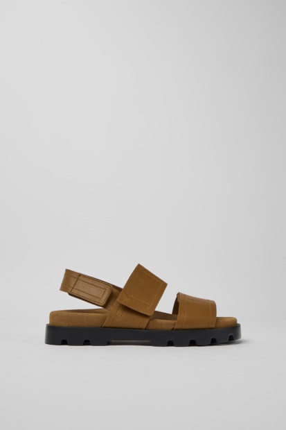 Camper Design Brutus Sandal Brune Skinnsandaler For Kvinner