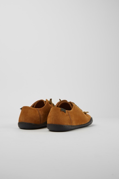 Design Peu Lysebrune Nubucksko Til Damecamper