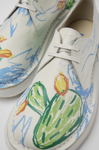 Tvillinger Hvite Trykkte Skinnsko For Kvinner Eksklusiv Campingvogn