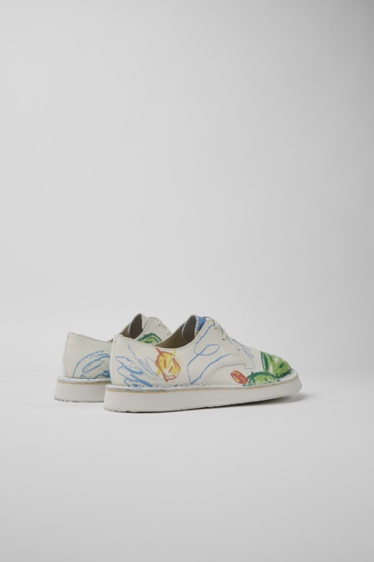 Tvillinger Hvite Trykkte Skinnsko For Kvinner Eksklusiv Campingvogn