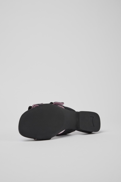 Eksklusiv Campingvogn Casi Myra Svarte Resirkulerte Kjæledyrsandaler For Kvinner