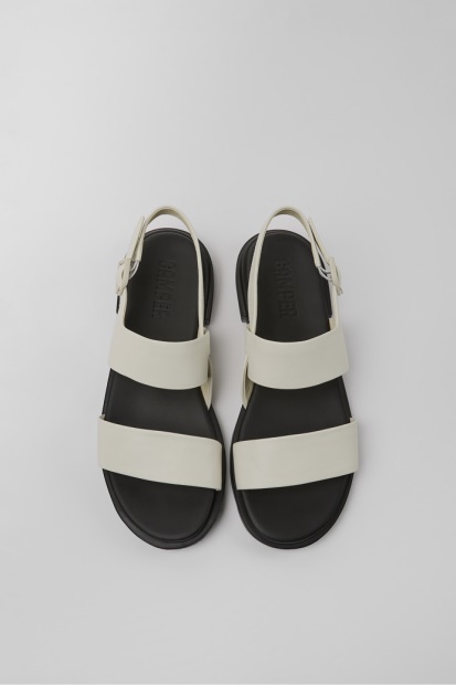 Camper Edy Hvite Skinnsandaler For Kvinner Nyankomne