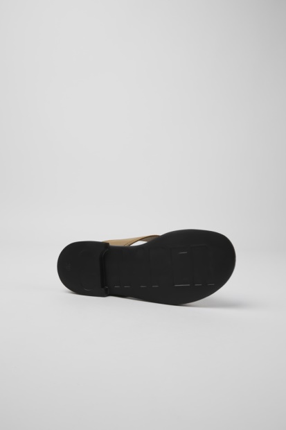 Eksklusiv Camper Edy Brune Skinnsandaler For Kvinner