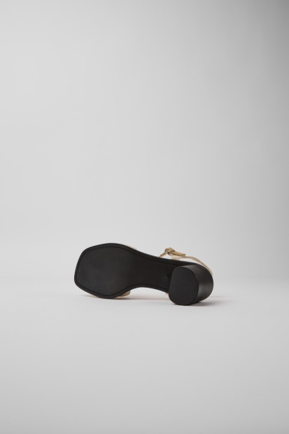 Meda Beige Resirkulert Hamp Og Bomull Sandaler For Kvinner Eksklusiv Campingvogn